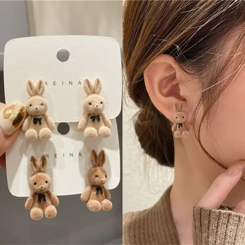 Korean Beautifull teddy Earring