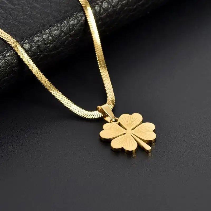 Korean Premium Flower Pendant Necklace
