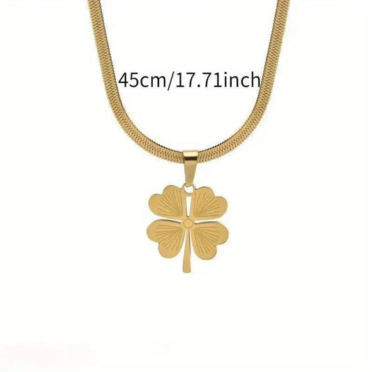 Korean Premium Flower Pendant Necklace