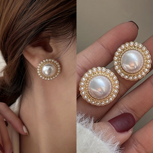 Korean circle cute earring