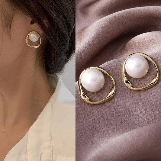 Korean trendy pearl Earring