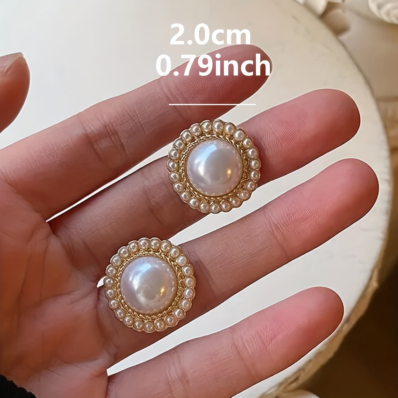 Korean circle cute earring