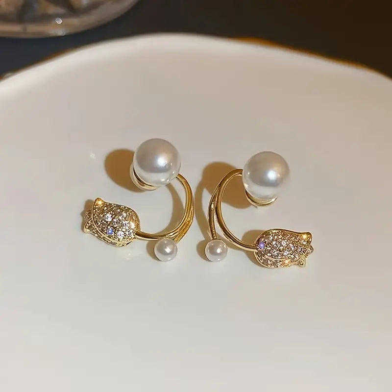 korean luxurious lotus Earring