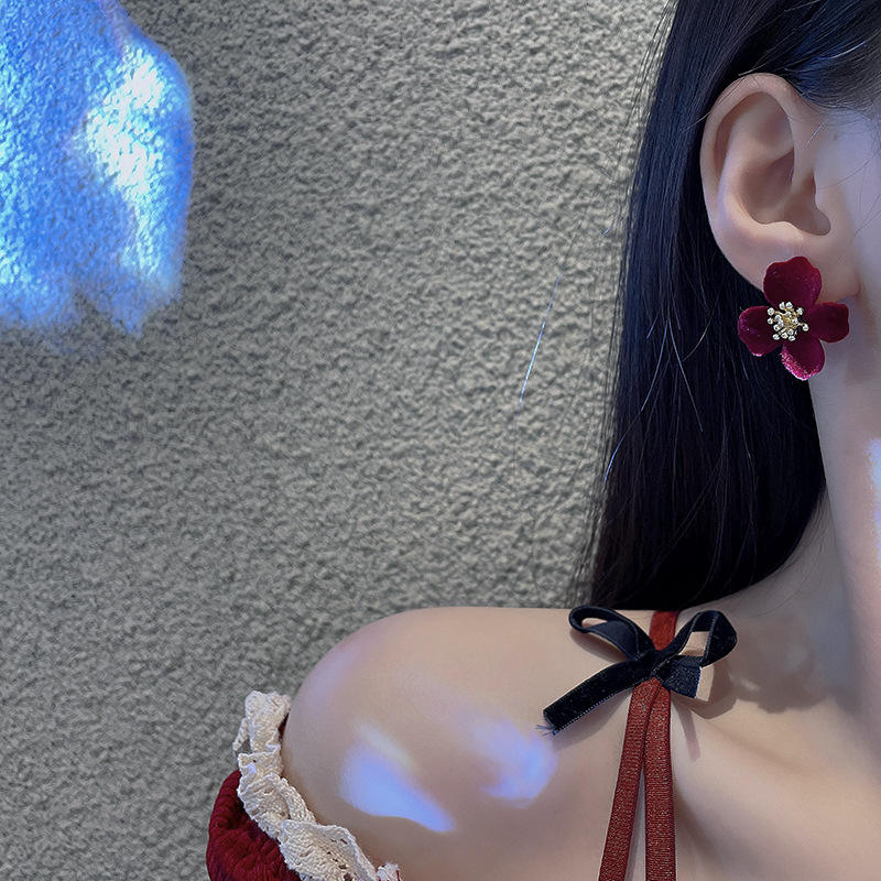 Korean Flower Beautiful Earring