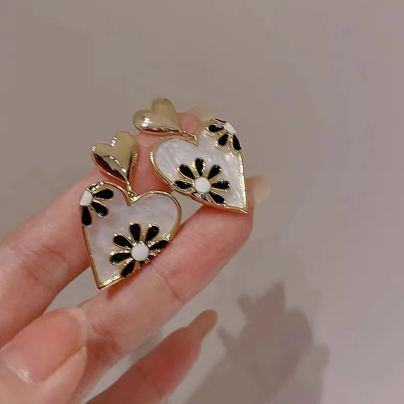 korean Heart Shape Cute Earring