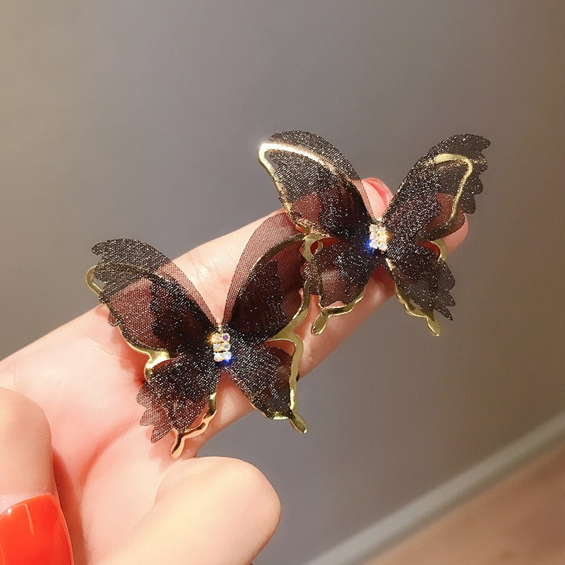 Korean beautiful black Butterfly 🦋 Earring