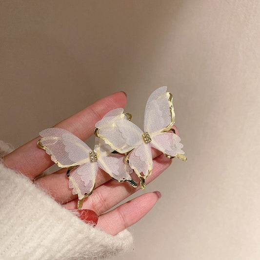 Korean white Butterfly 🦋 Earring