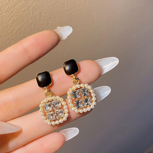 korean luxurious Crystal Earring