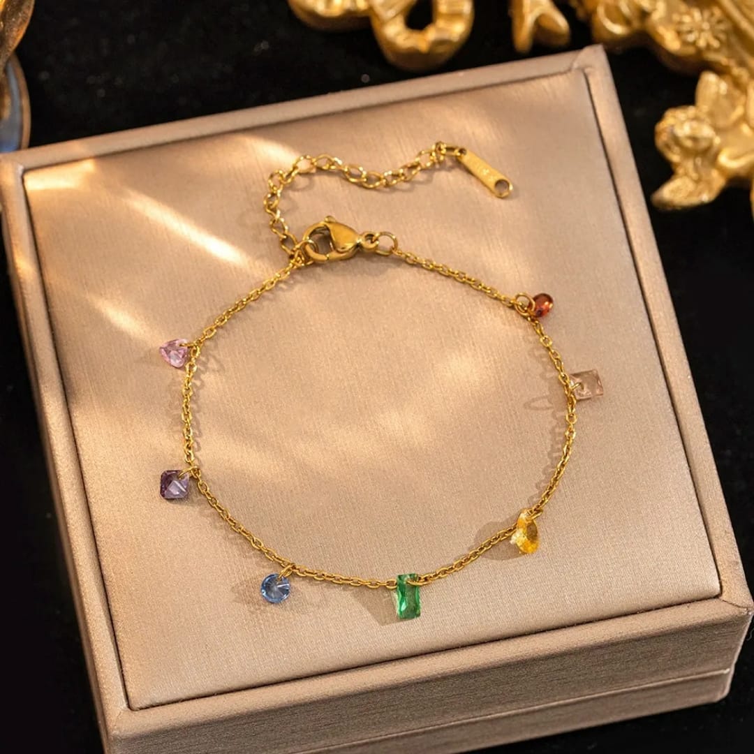 Korean Luxurious Anti-Tarnish multicolor bracelet