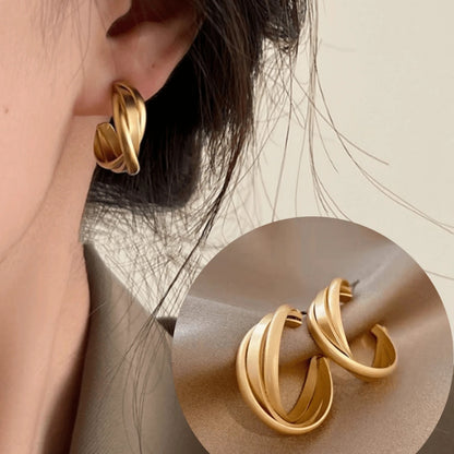 Korean gold Luxurious Earring