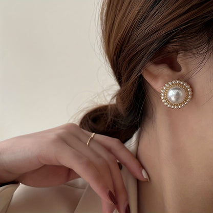 Korean circle cute earring
