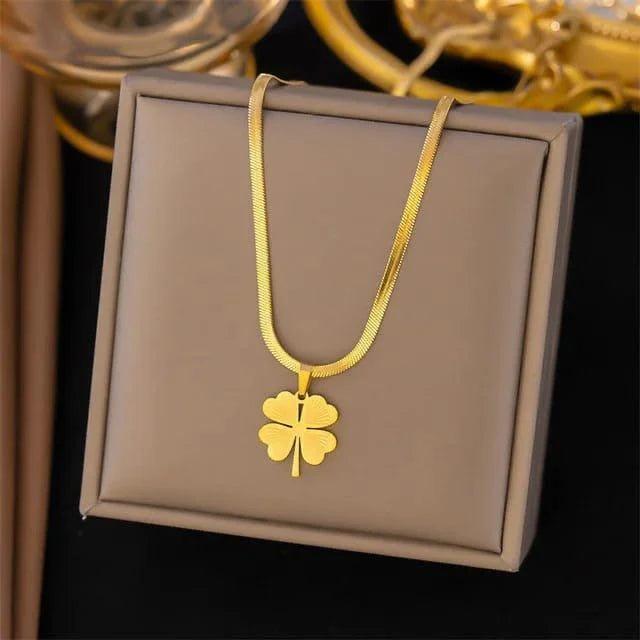 Korean Premium Flower Pendant Necklace
