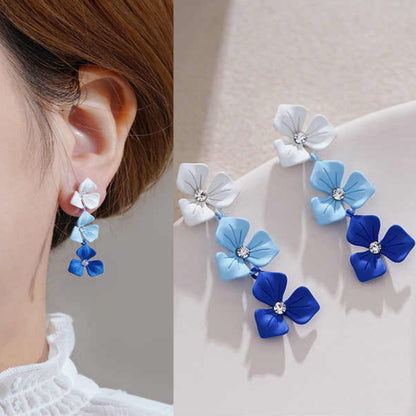 Korean Unique beautiful flower Earring