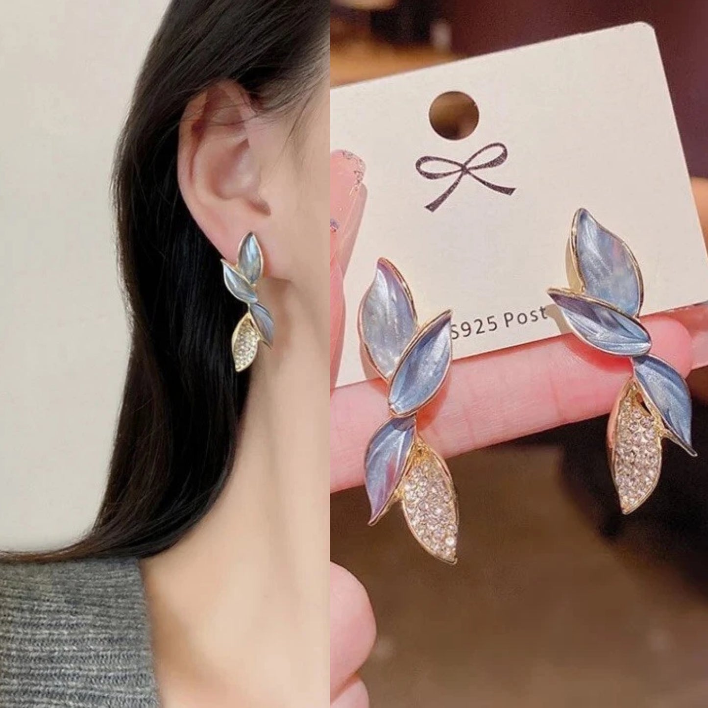 Korean Premium leaf Earring