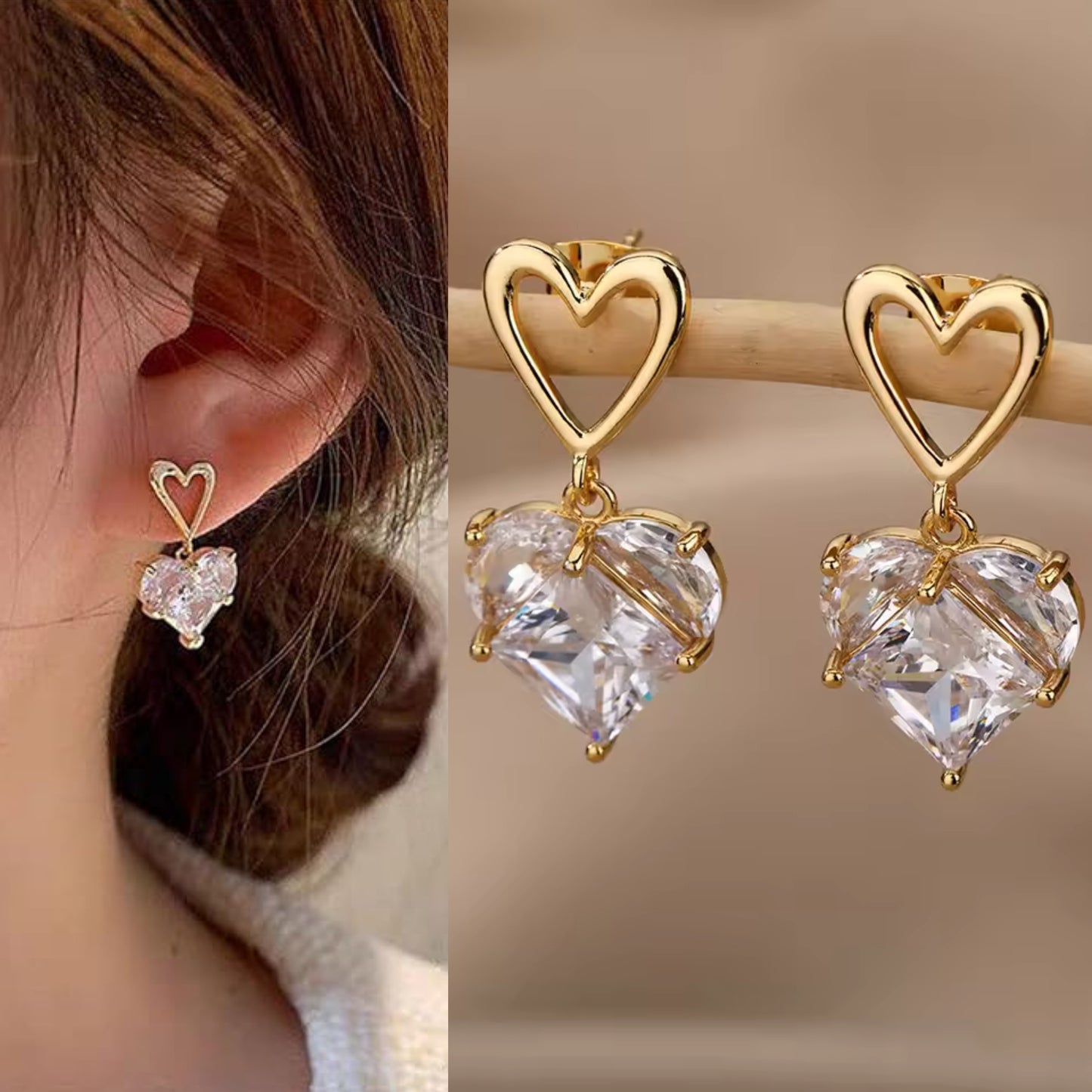 Korean Luxurious Diamond Earring