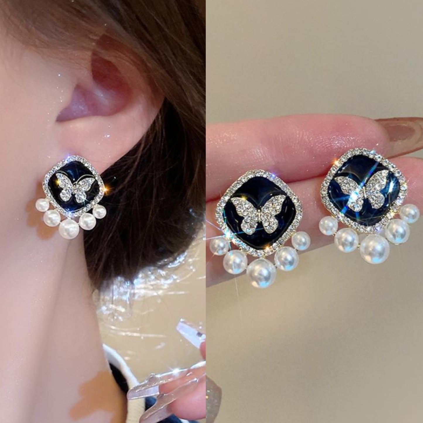 Korean Luxurious Butterfly Earring