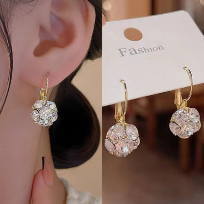 Korean Diamond Stone Earring