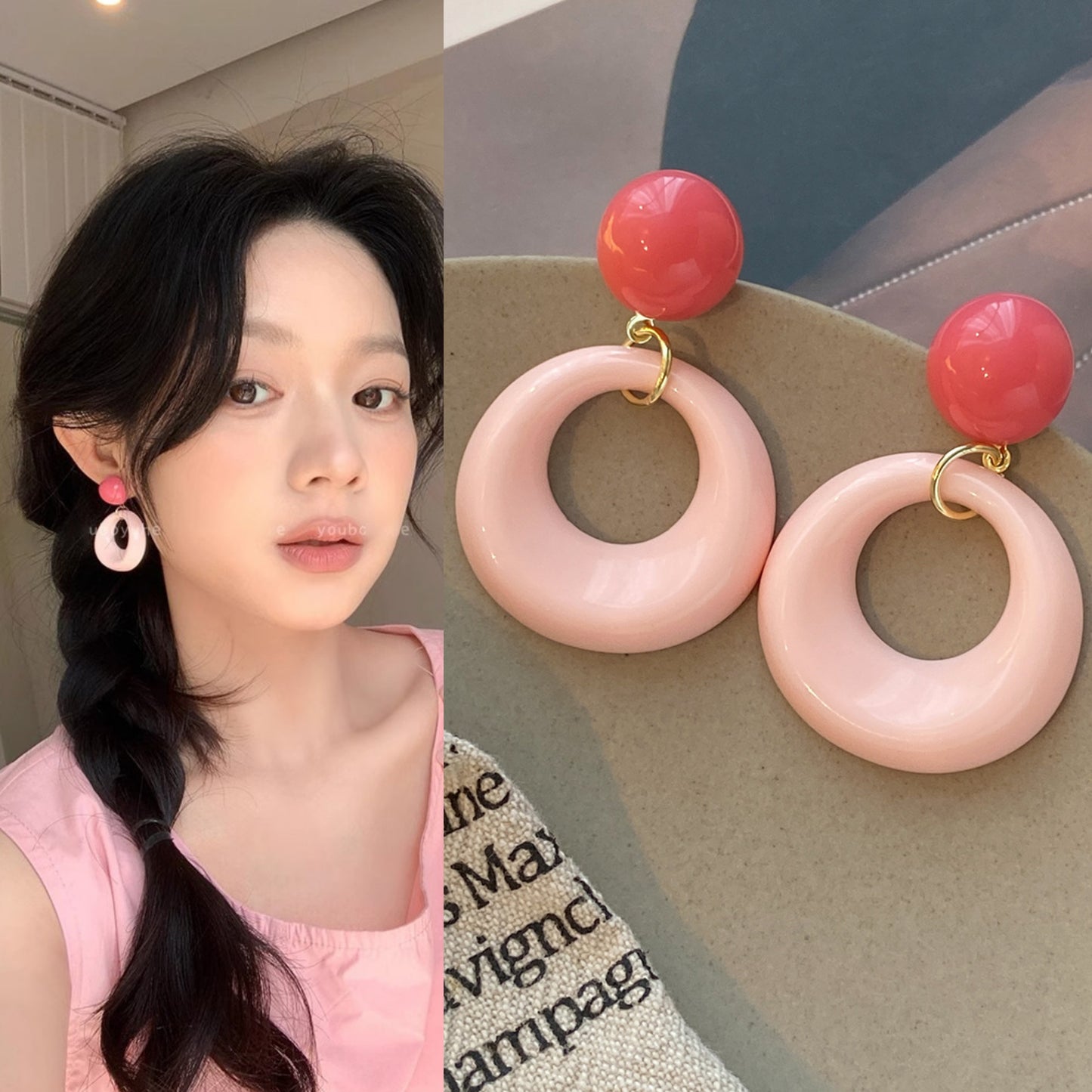 Korean beautiful cute earring
