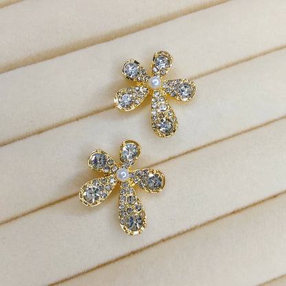 Korean beautiful Diamond stones Earring