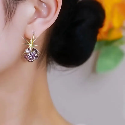 Korean Crystal Zircon Earring