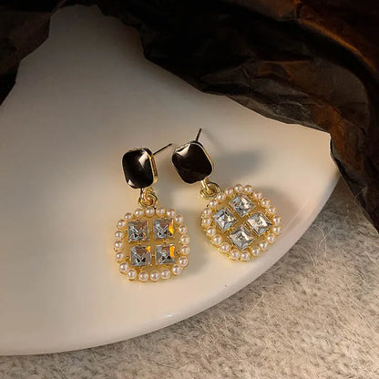 korean luxurious Crystal Earring