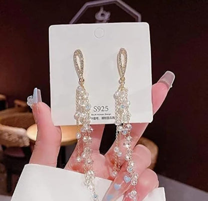 korean Luxury cute long earring