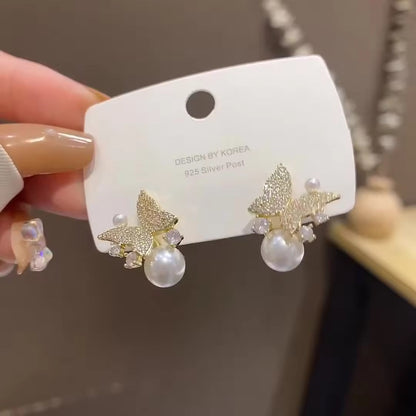 Korean Peal white Earring