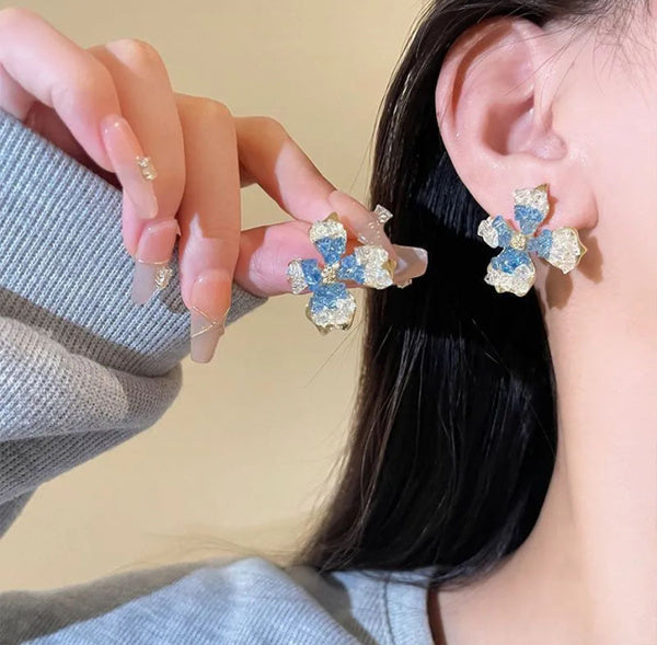 Korean Crystal stone Luxurious Earring