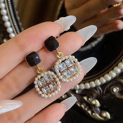 korean luxurious Crystal Earring