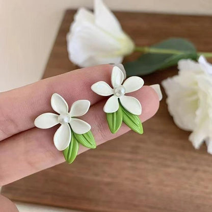 Korean Unique Flower Earring 🌼