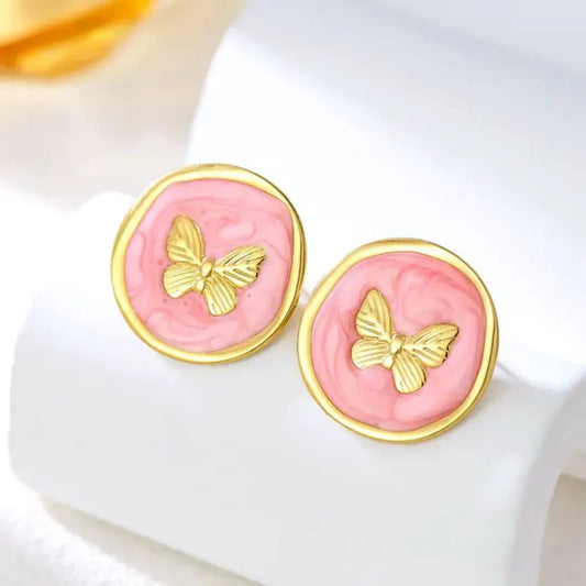 korean cute stylish anti tarnish earring