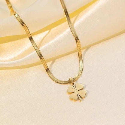 Korean Premium Flower Pendant Necklace