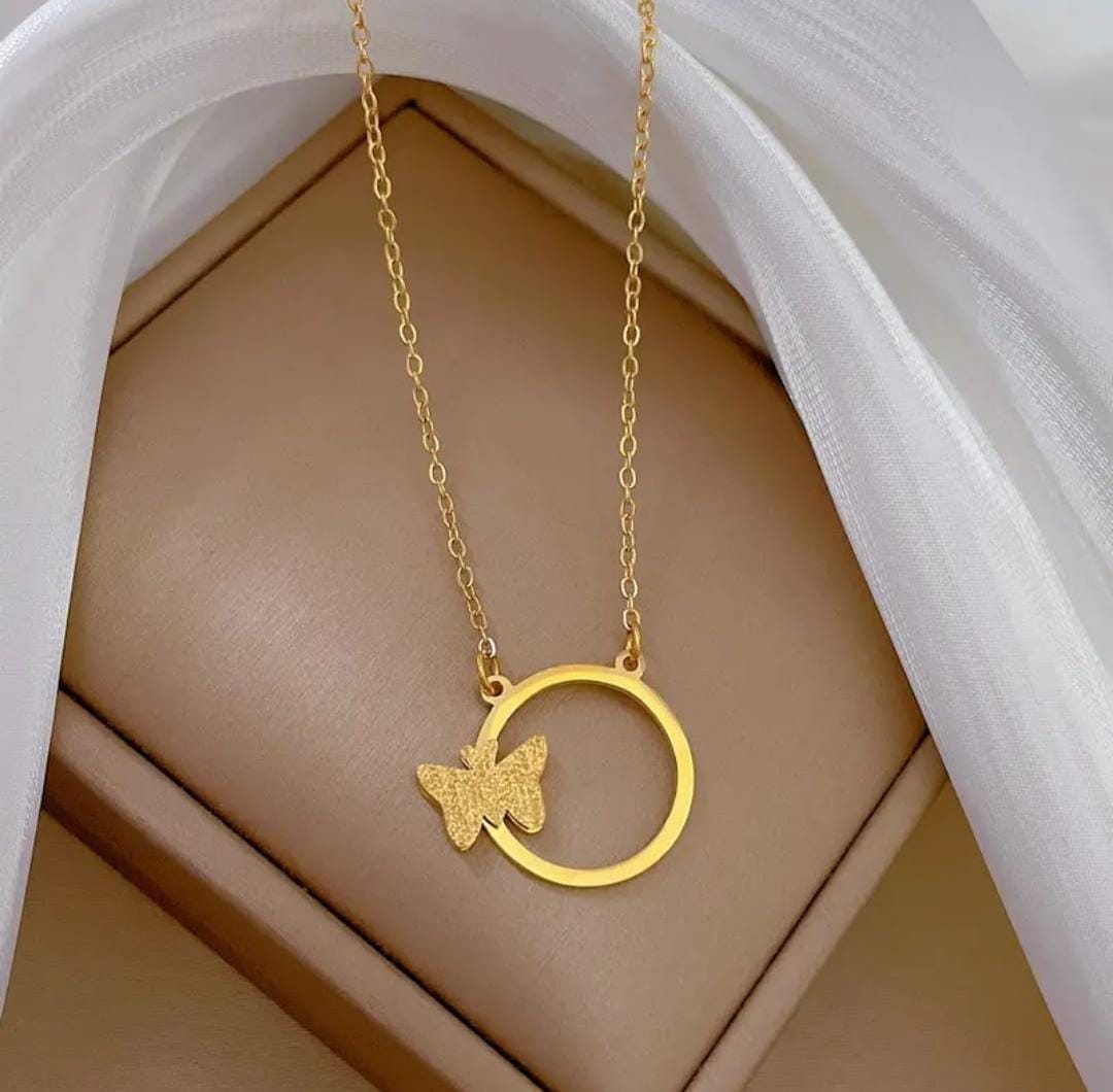 Korean anti tarnish butterfly 🦋 Pendant