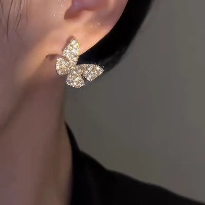 Korean Butterfly diamond Earring