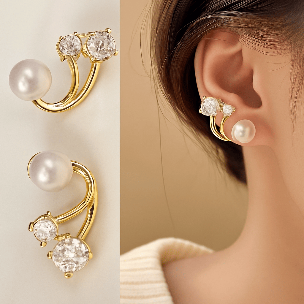 Korean Luxurious Cute Stud Zirconia Earring