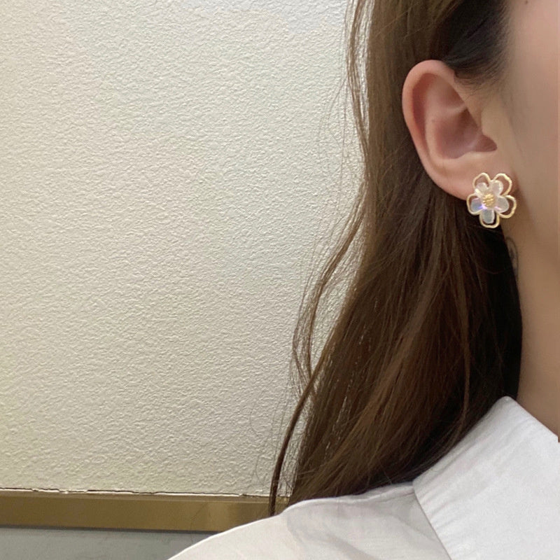 Korean Flower cute Earring