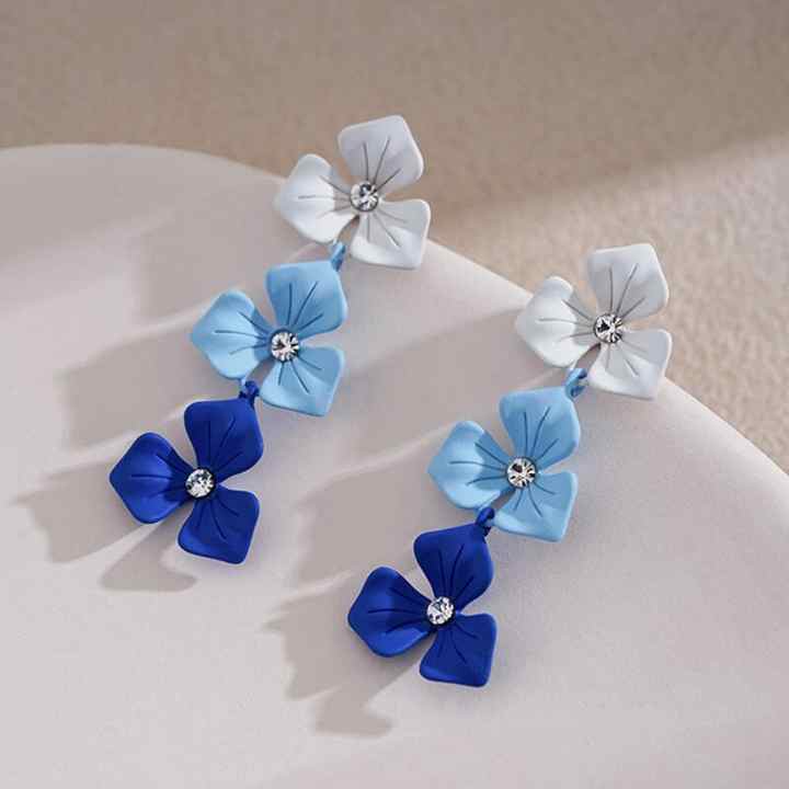 Korean Unique beautiful flower Earring