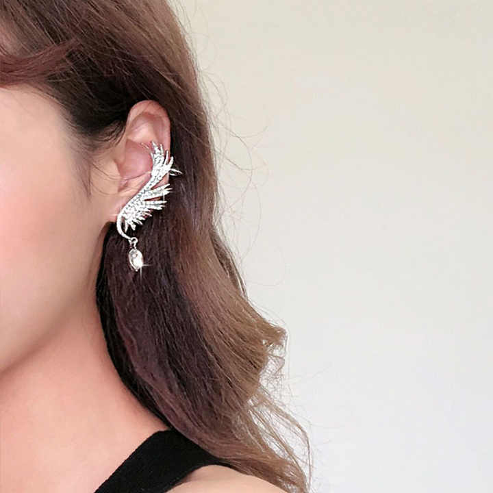 korean Luxurious wings diamond earring3