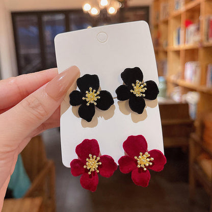 Korean Flower Beautiful Earring