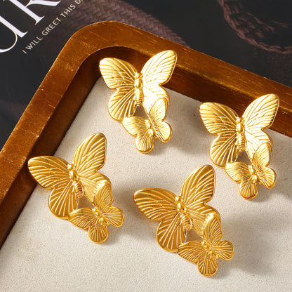 korean gold anti-tarnish Earring