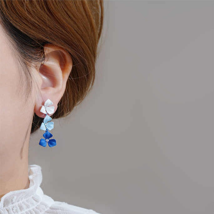 Korean Unique beautiful flower Earring