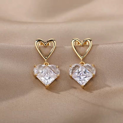 Korean Crystal stonr Earring