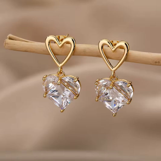 Korean Luxurious Diamond Earring