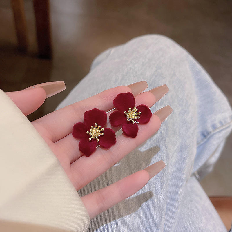 Korean Flower Beautiful Earring