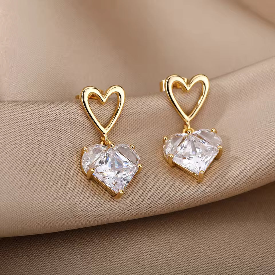 Korean Luxurious Diamond Earring