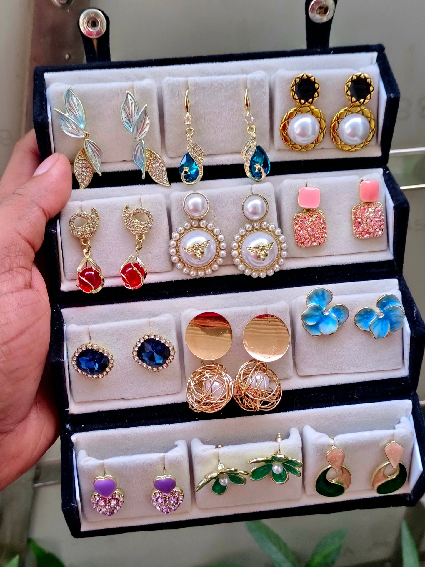 Korean beautiful Earrings pack of 12