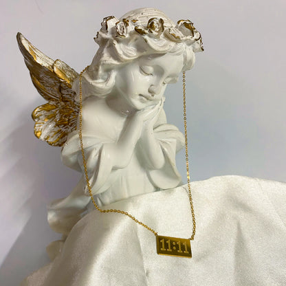 Luck AntiTarnish Gold 11:11 Premium Necklace