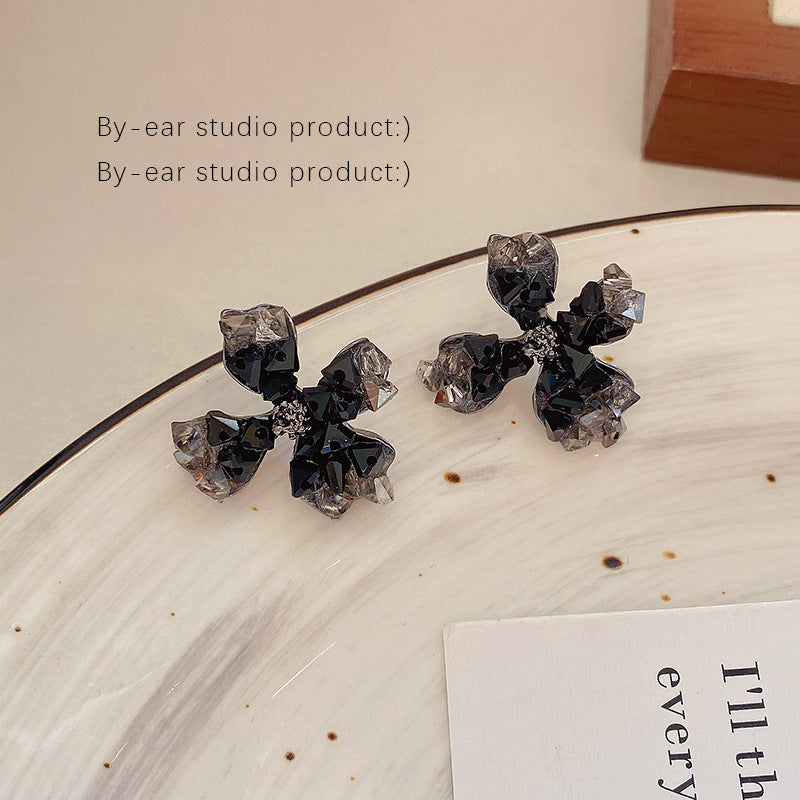 Korean Premium Flower stone Earring
