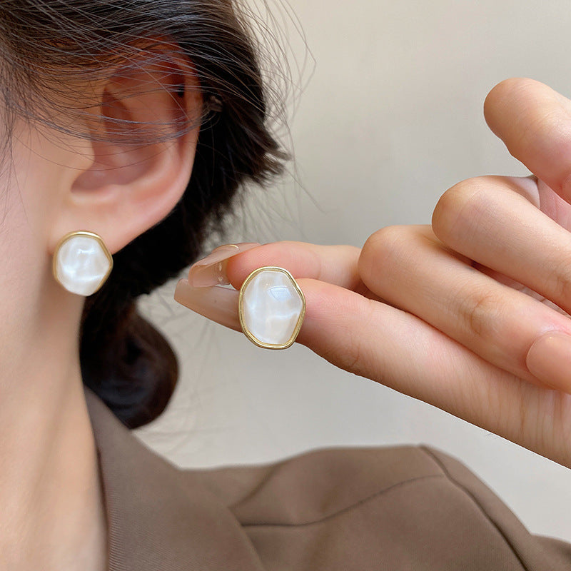 Korean Luxurious White Premium Stone Earring3