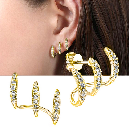Korean gold beautiful Earring